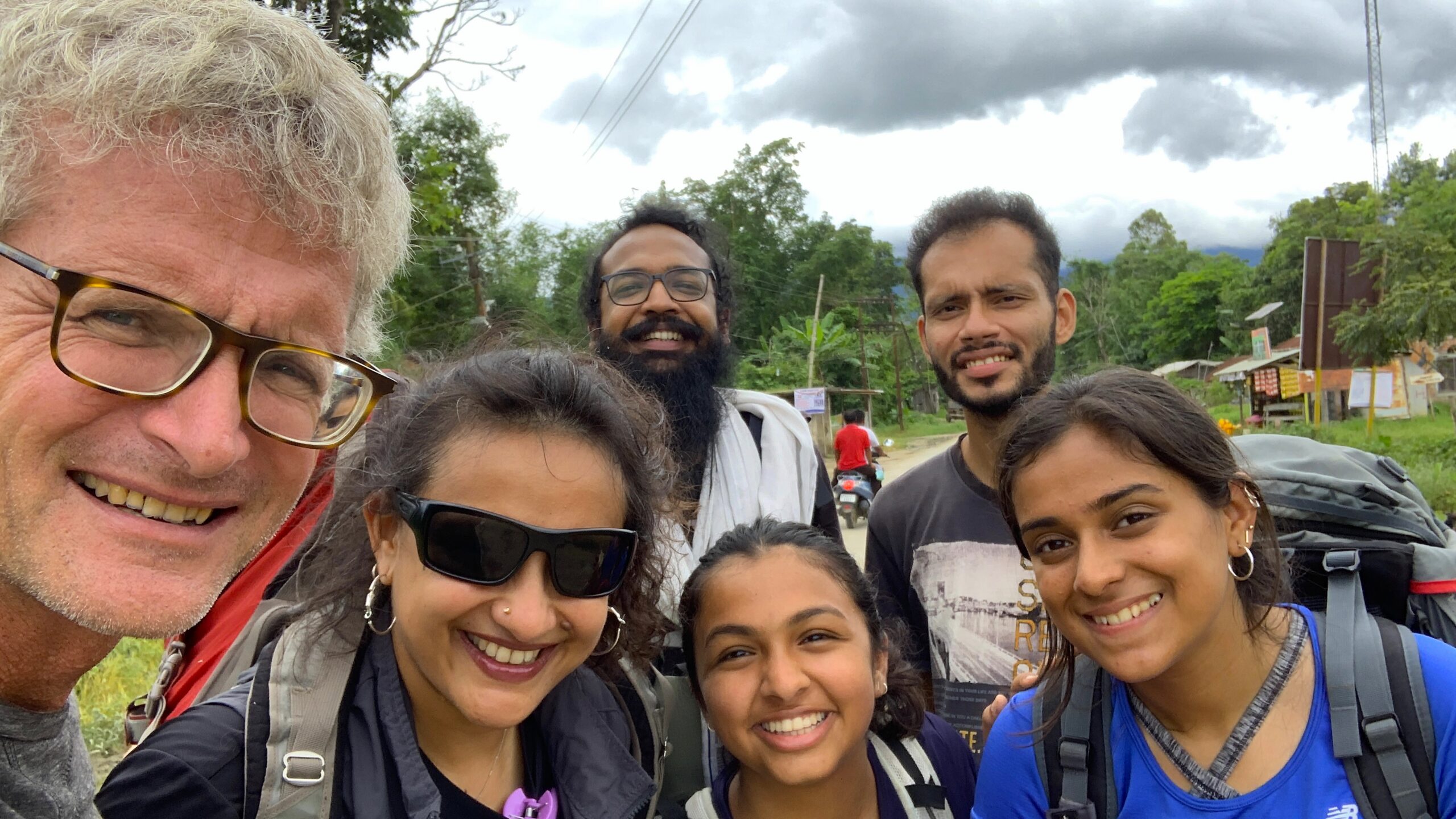 Walking around the world takes a village